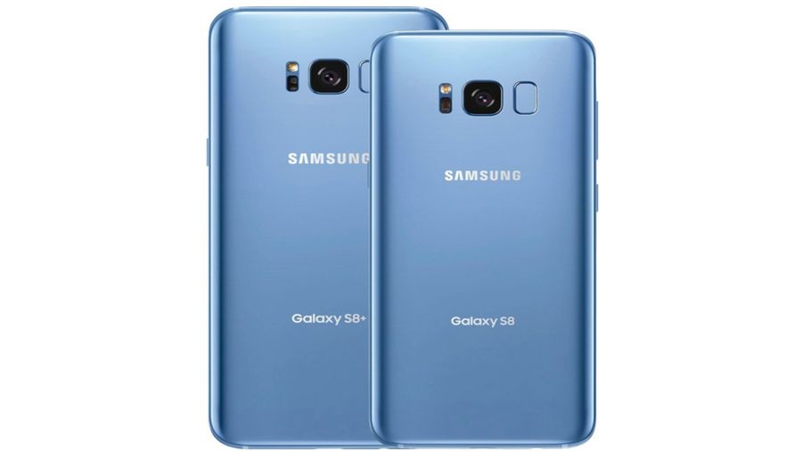 Coral blue Galaxy S8