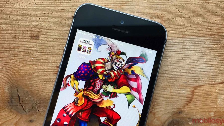 Final Fantasy Record Keeper app on iPhone