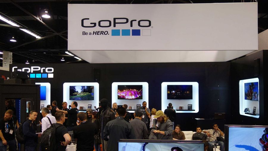Go Pro booth and signage