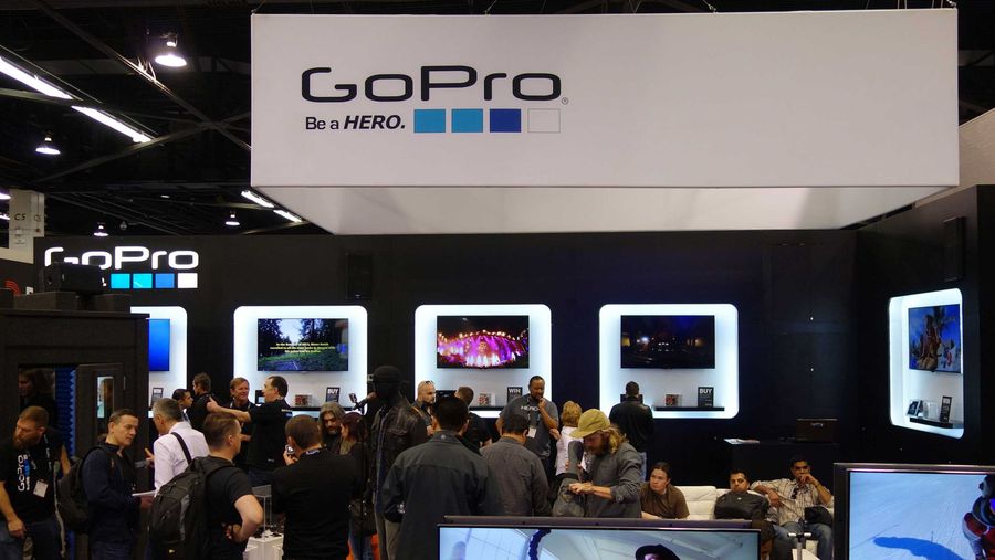 Go Pro booth and signage