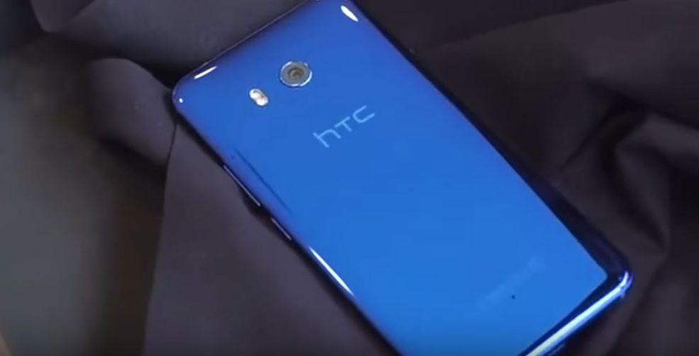 Back of HTC U11 smartphone