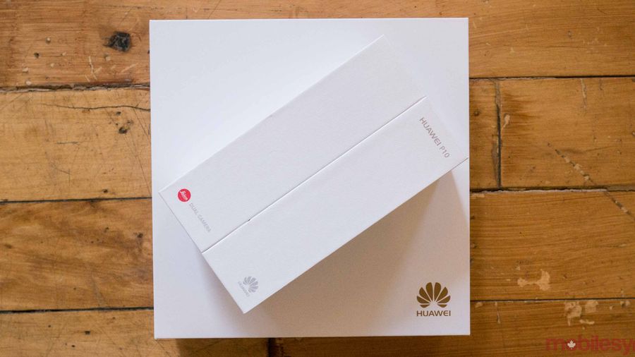 Huawei P10 smartphone on table