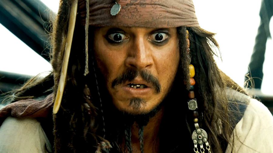 Jack Sparrow scared