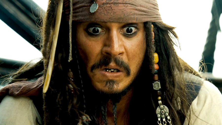 Jack Sparrow scared