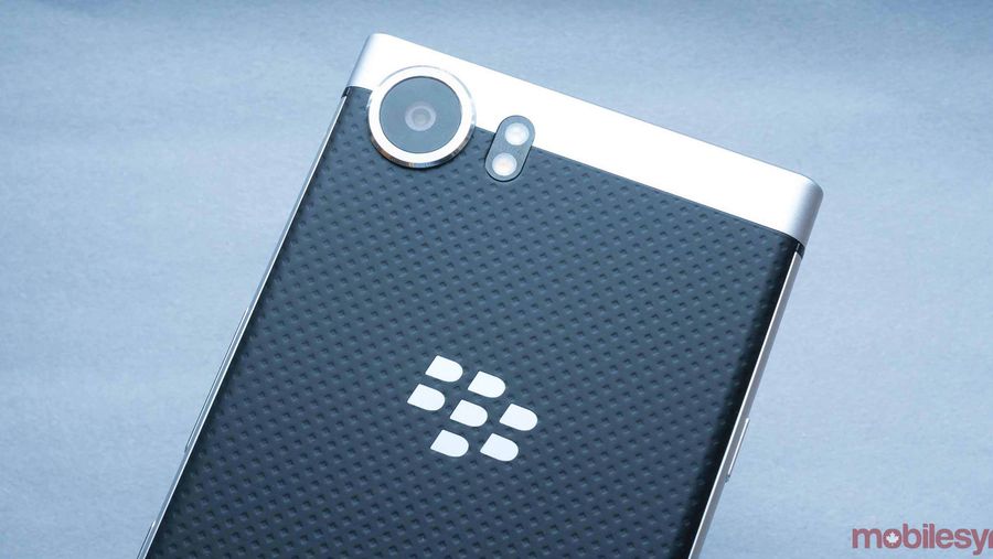 rear of KEYone header