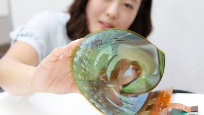 LG curved display