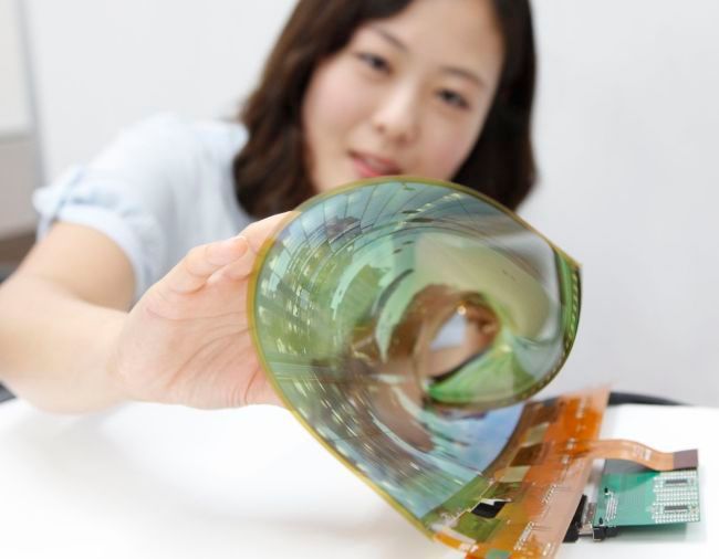 LG curved display