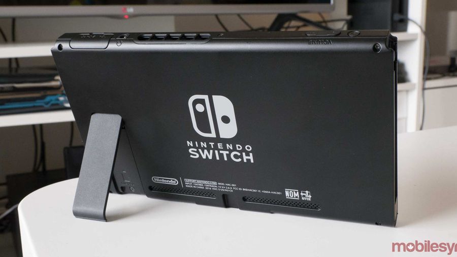 Nintendo Switch back