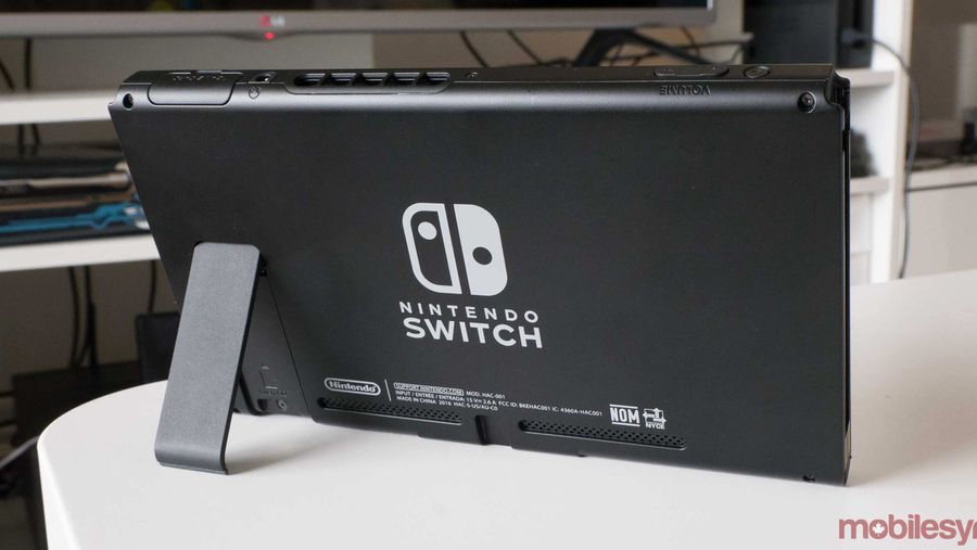 Nintendo Switch back
