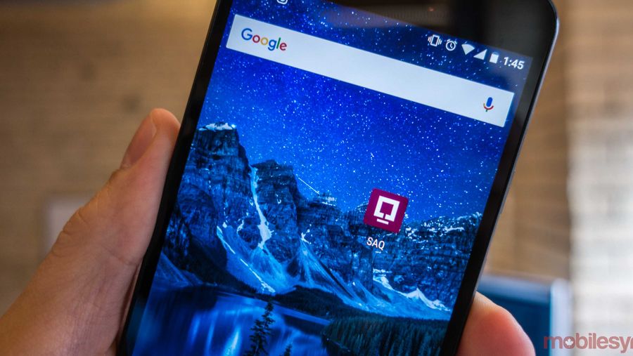 An image showcasing the SAQ app's icon on Android