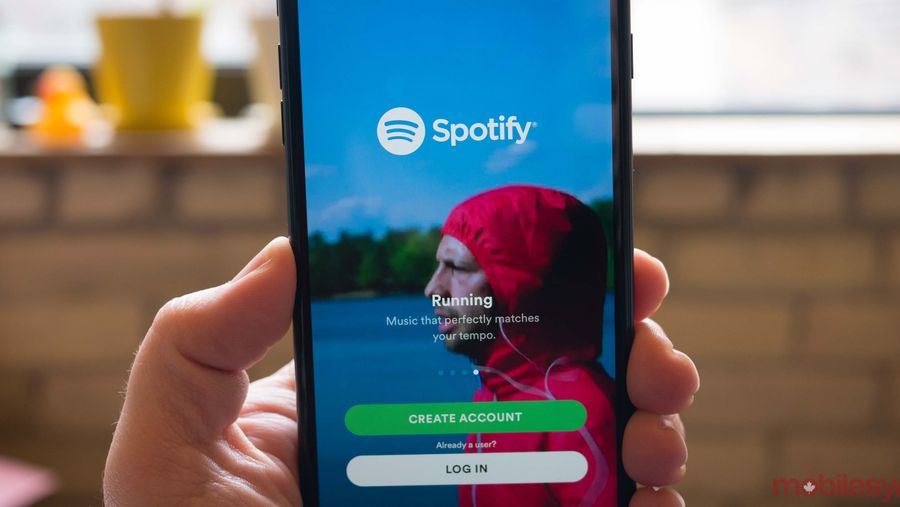 Spotify app on phone