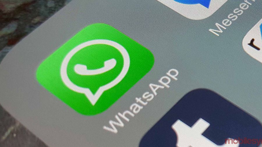 WhatsApp icon on iOS