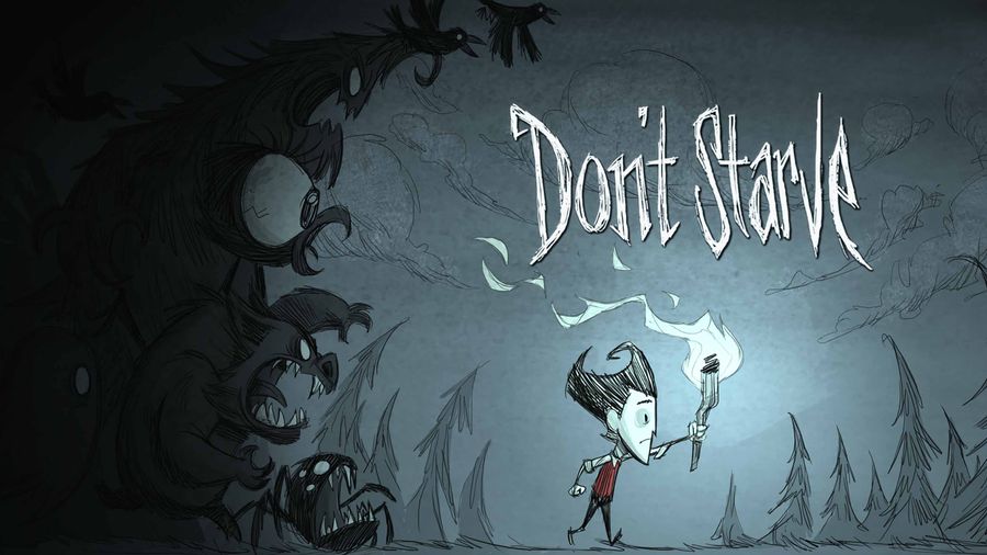 Don't Starve boy with torch