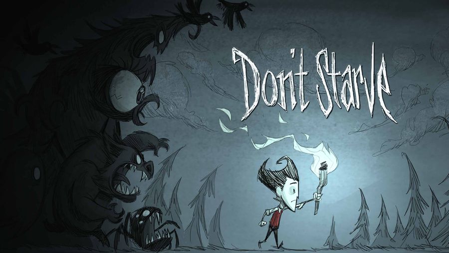 Don't Starve boy with torch