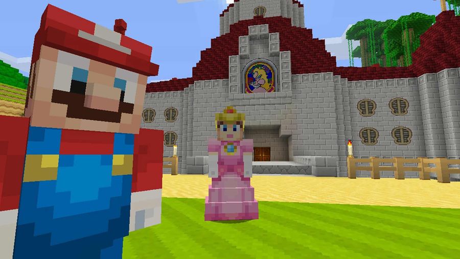 Minecraft Nintendo Switch Mario