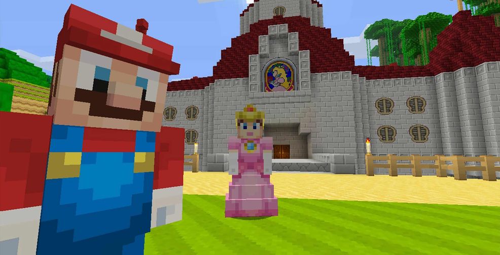 Minecraft Nintendo Switch Mario