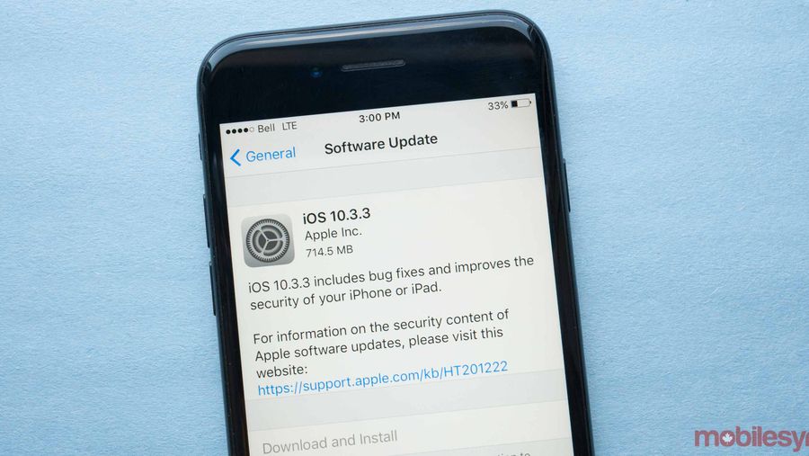 iOS 10.3.3