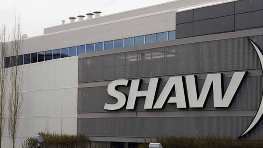 Shaw logo on building