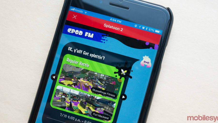 Splatoon 2 SplatNet
