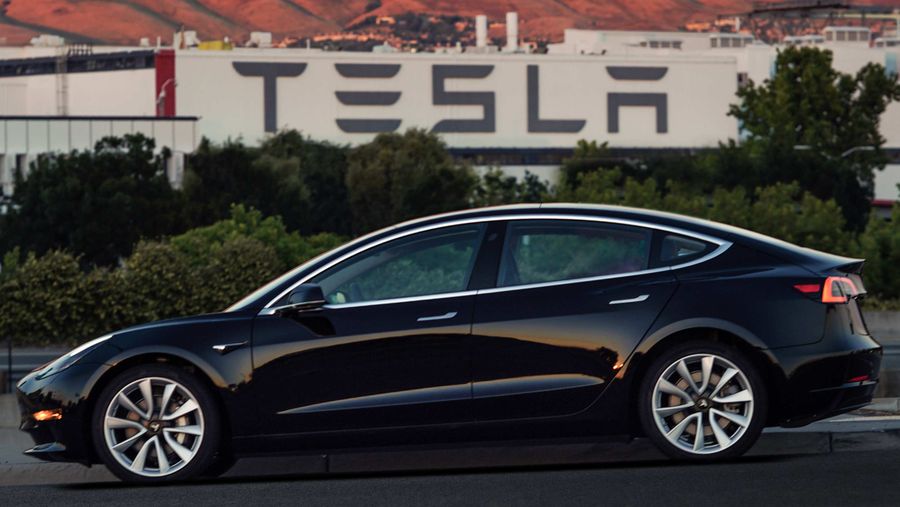 Tesla model 3 first production
