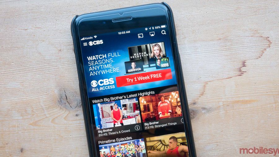 CBS All Access iOS