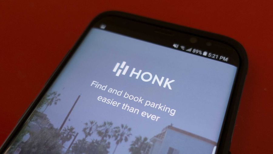 An image showing the HonkMobile main page
