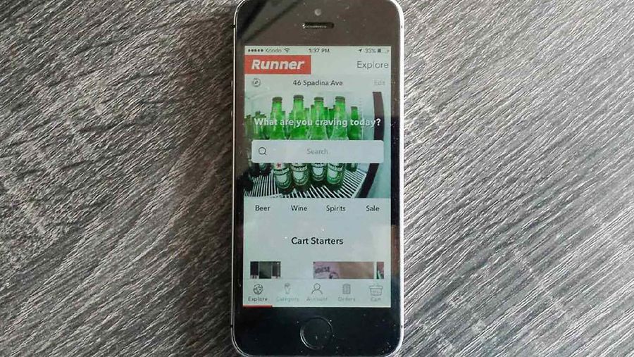 Runner app on iPhone SE