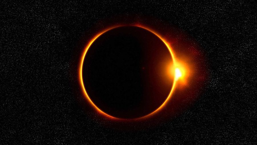 Solar Eclipse black