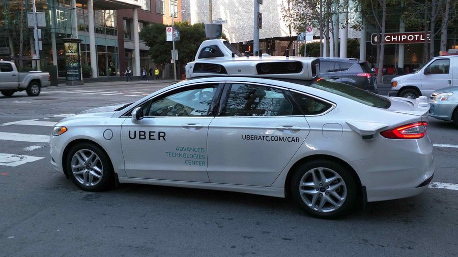 Uber self-driving car
