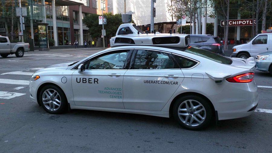 Uber self-driving car