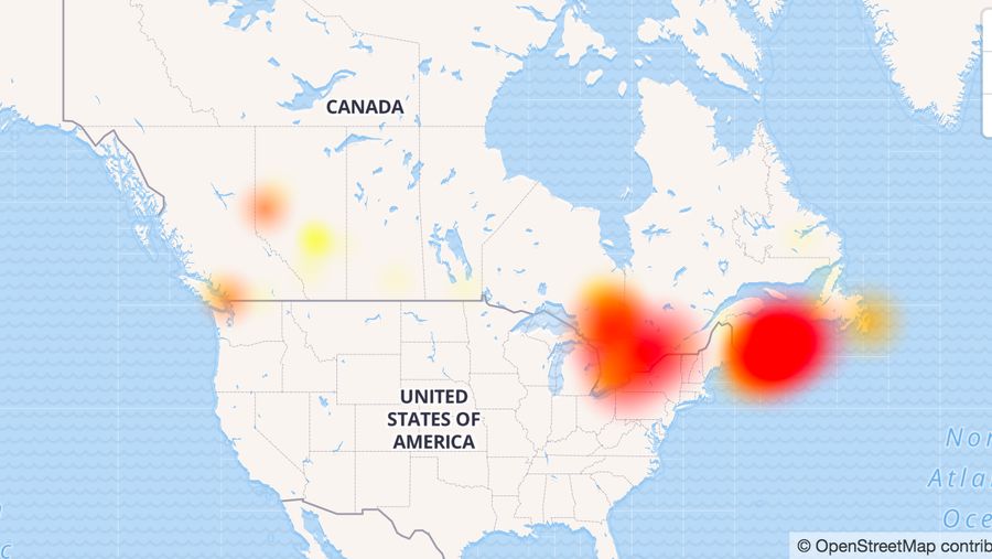 Atlantic Canada phone outage
