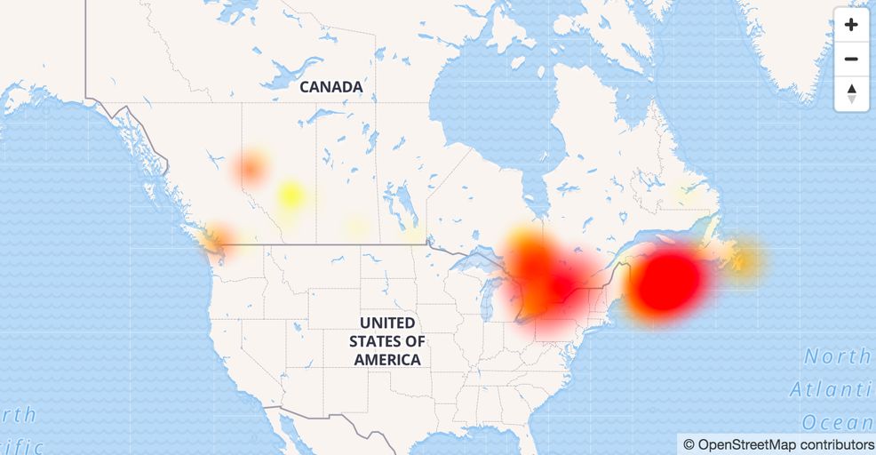Atlantic Canada phone outage
