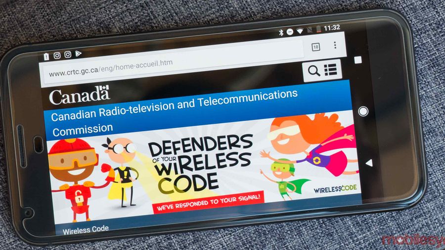 CRTC mobile site