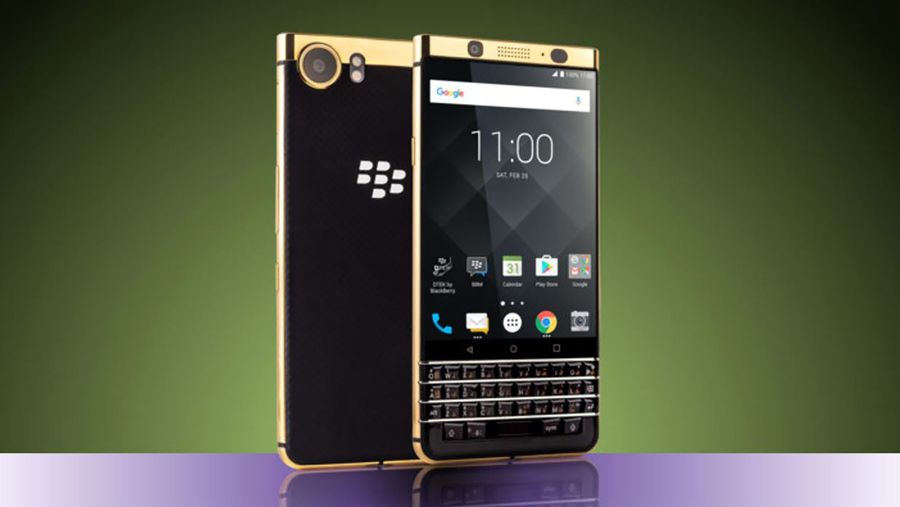 Gold plated blackberry KEYone