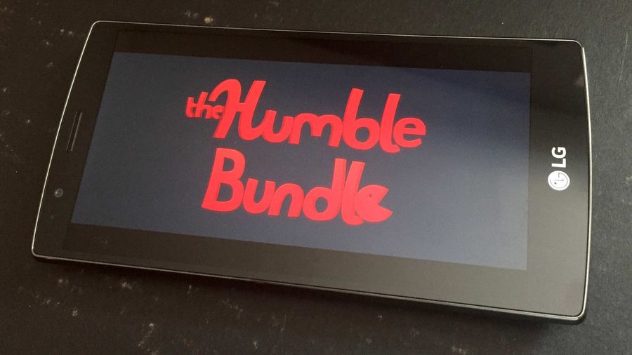 Humble Bundle on an LG phone
