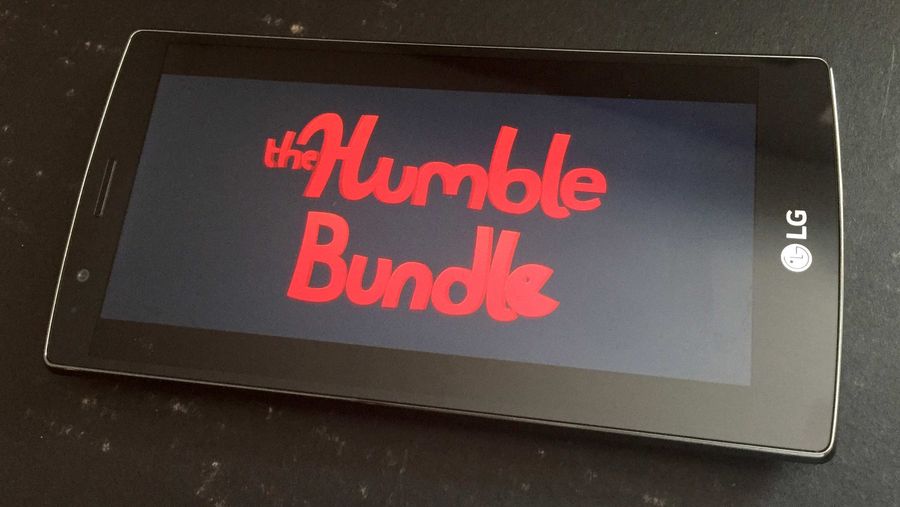 Humble Bundle on an LG phone