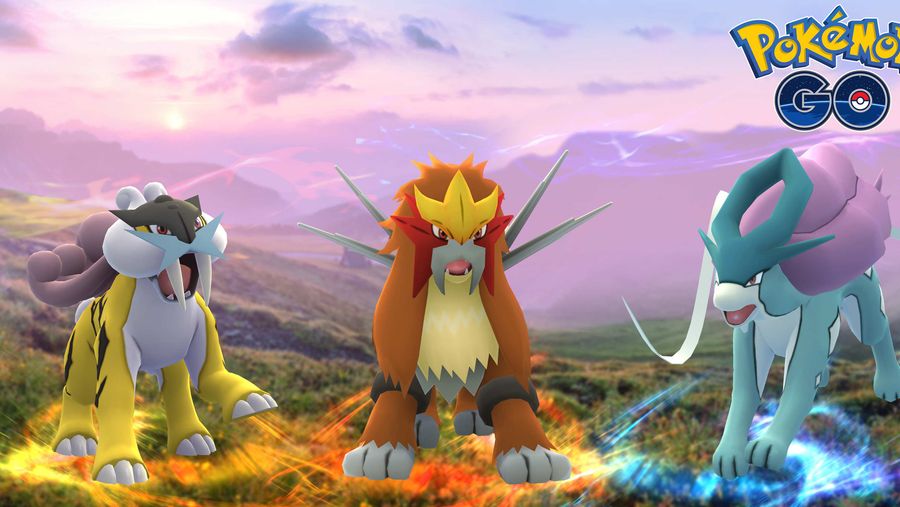 Pokemon Legendary, Entei, Raikou and Suicune