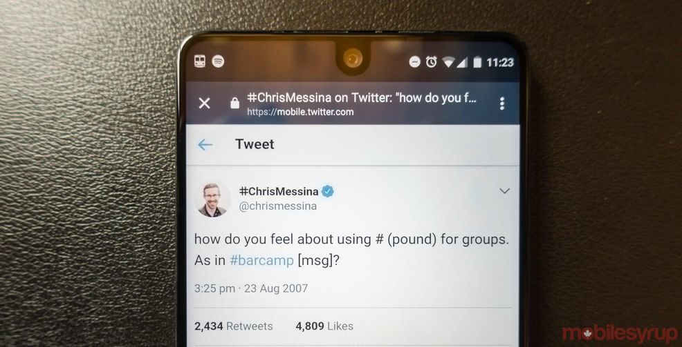 The first hashtag was tweeted 10 years ago