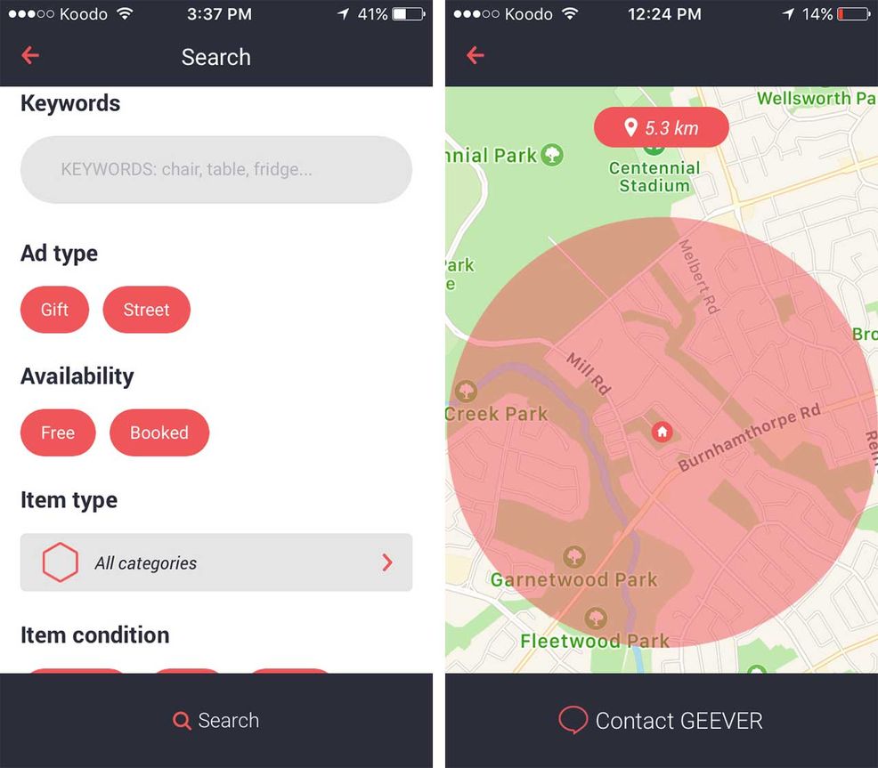 Geev app
