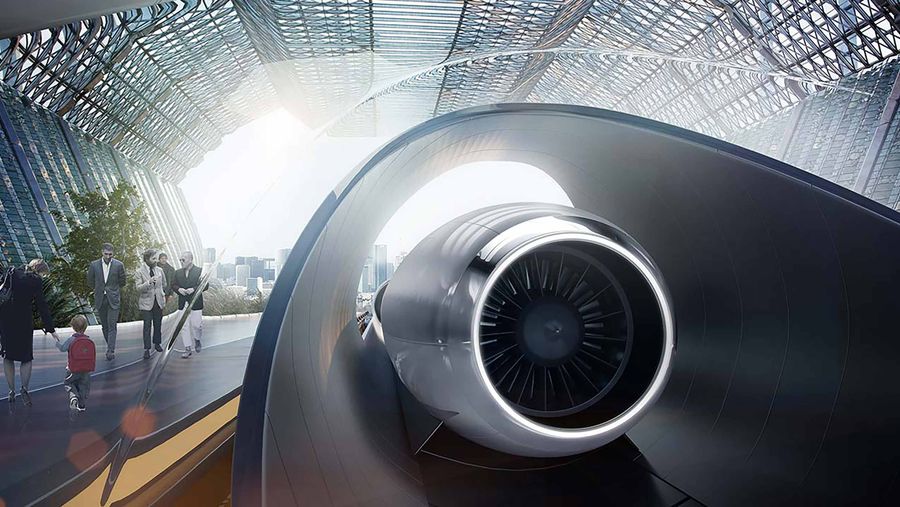 Hyperloop station