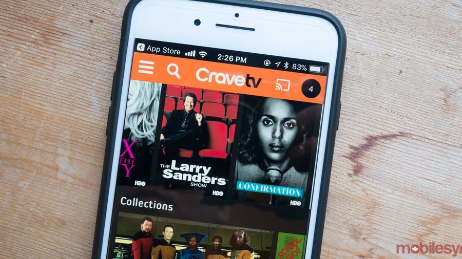 CraveTV iPhone 8