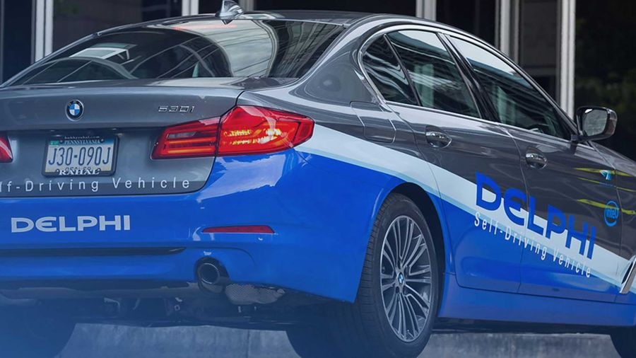 Delphi self driving vehicle