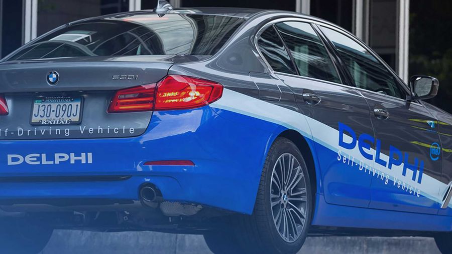 Delphi self driving vehicle