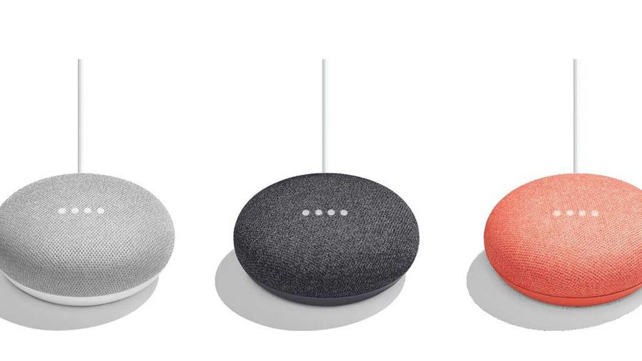 Alleged images of the leaked Google Home Mini