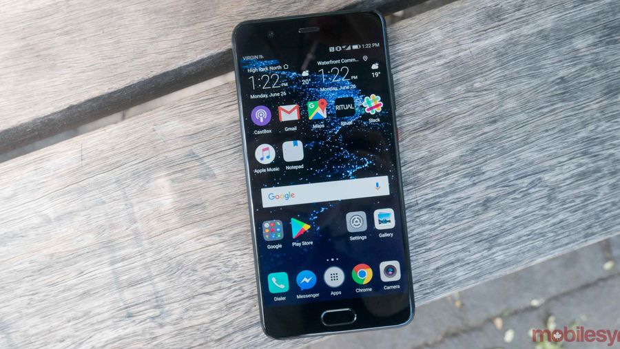 Huawei P10 on table