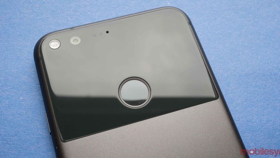 Pixel smartphone's rear