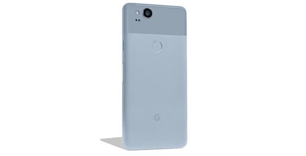 leaked Pixel 2 render in Kinda Blue