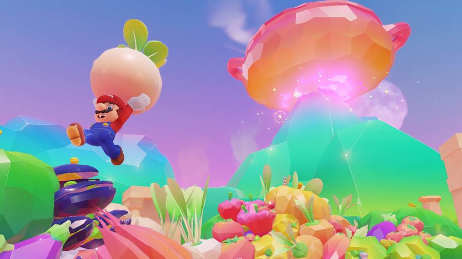 Super Mario Odyssey Mario jumping