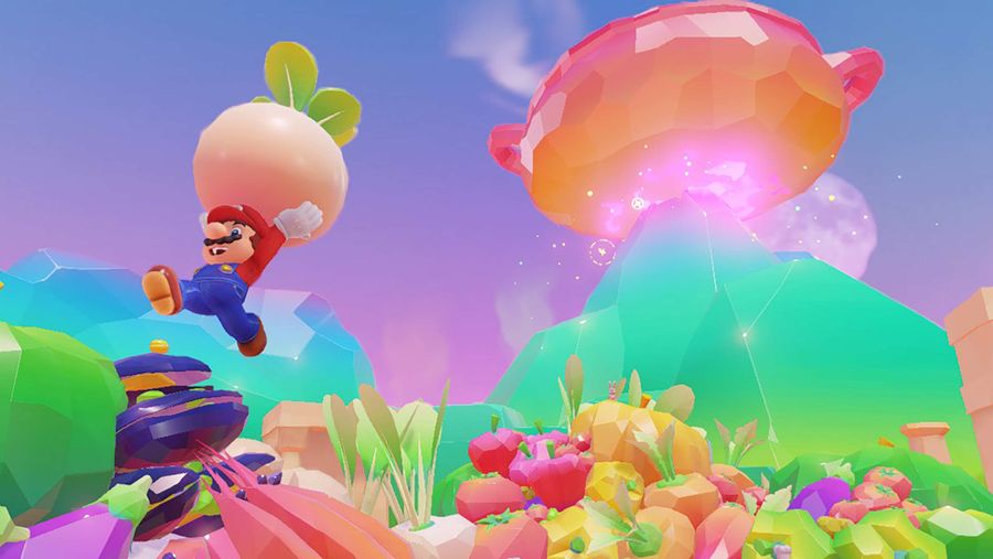 Super Mario Odyssey Mario jumping