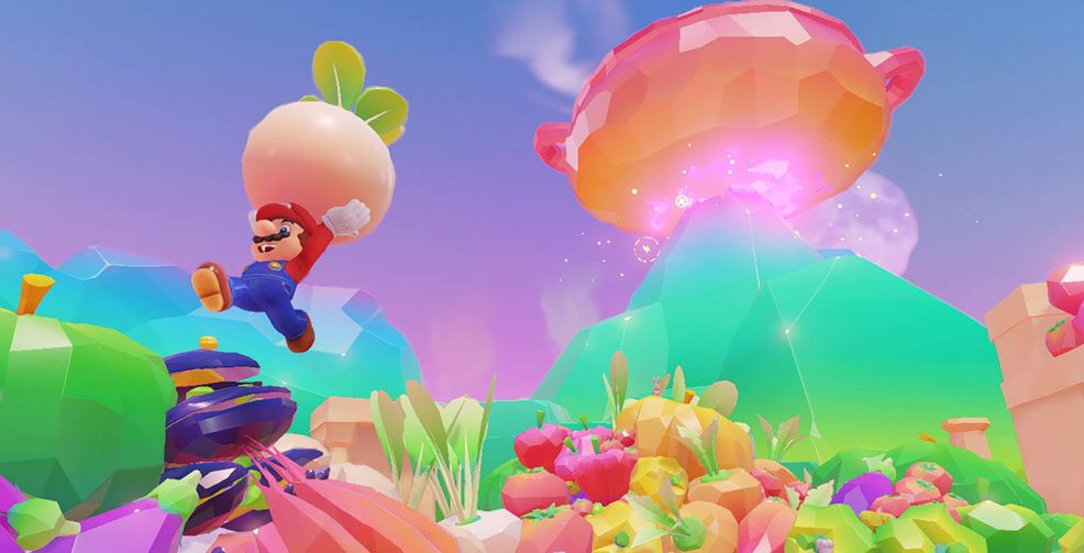 Super Mario Odyssey Mario jumping